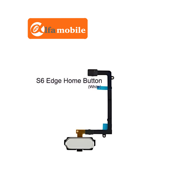 Samsung Galaxy S6 Edge Home Button Flex Cable Replacement – White