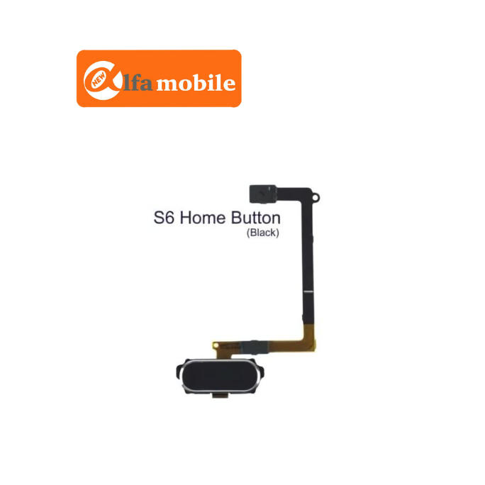 Samsung Galaxy S6 Home Button Flex Cable Replacement – Black